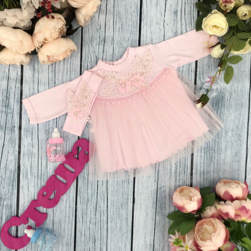 160-ДР. Платье с повязкой на голову,хлопок 100 % интерлок 56,62,68