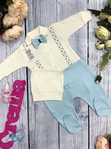 Купить оптом 127. Комбинезон с шапкой,100% хлопок интерлок в Пятигорске